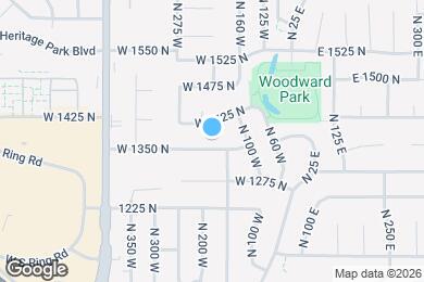 Map image of the property - 194 W 1350 N