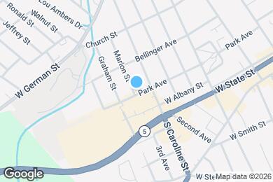 Map image of the property - 616 Park Ave