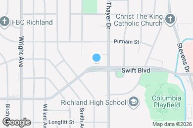 Map image of the property - 1410 Swift Blvd