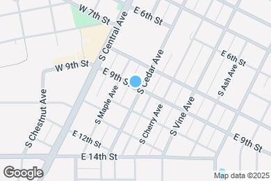 Map image of the property - 900 S Cedar Ave