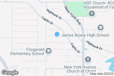 Map image of the property - 1616 Barclay Dr