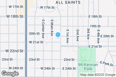 Map image of the property - 1215 S Phillips Ave