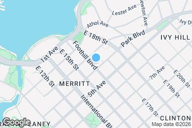 Map image of the property - 340 Foothill Blvd