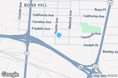 Map image of the property - 1411 Yarmouth Ave
