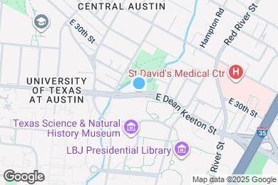 Map image of the property - 710 E Dean Keeton St
