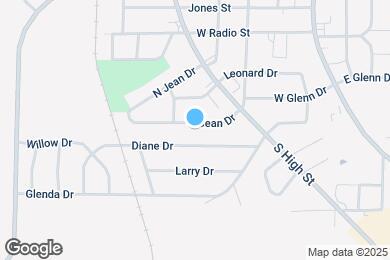 Map image of the property - 418 S Jean Dr
