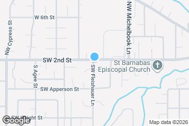 Map image of the property - 110 SW Fleishauer Ln