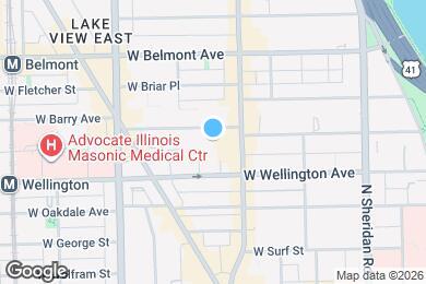 Map image of the property - 633 W Barry
