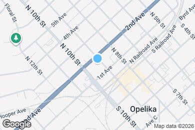 Map image of the property - Historic Opelika Home - 108 N 9th St
