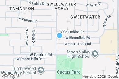 Map image of the property - 3843 W Bloomfield Rd