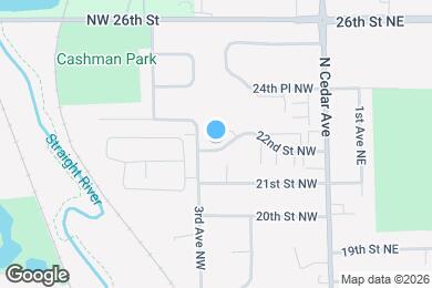 Map image of the property - 280 22nd St NW