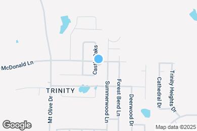 Map image of the property - 6014 Castle Oaks