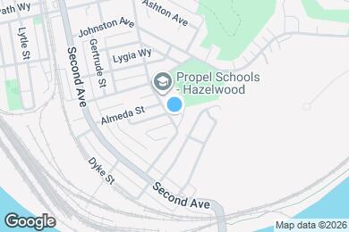 Map image of the property - 5417 Glenwood Ave