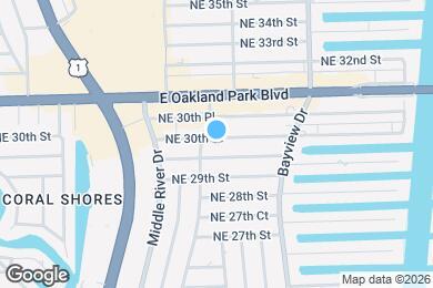 Map image of the property - 2632 NE 30th St