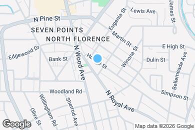 Map image of the property - 218 Howell St