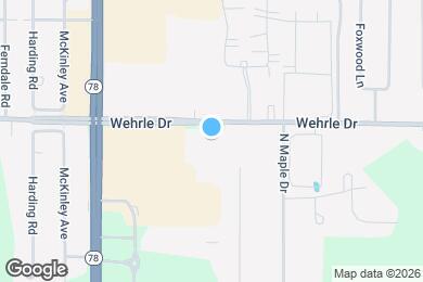 Map image of the property - 2667 Wehrle Dr