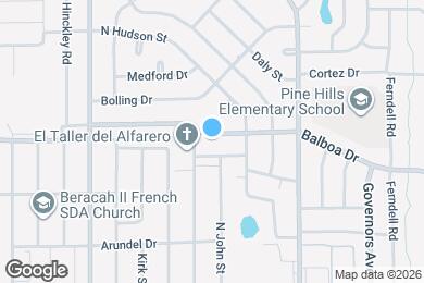 Map image of the property - 6000 Balboa Dr