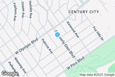 Map image of the property - 2245 S Beverly Glen Blvd