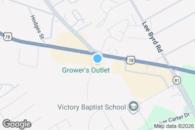 Map image of the property - 160 Cown Dr
