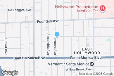 Map image of the property - 1184 N Kenmore Ave