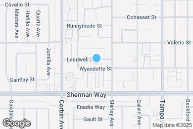 Map image of the property - 19538 Leadwell St