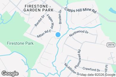 Map image of the property - 412 Bent Leaf Ct