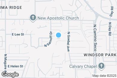 Map image of the property - 8417 E Calle Bolivar