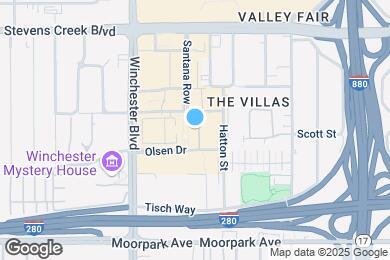 Map image of the property - 388 Santana Row