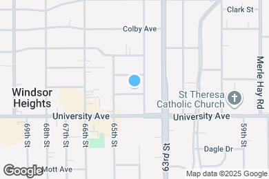 Map image of the property - 6407 Carpenter Ave