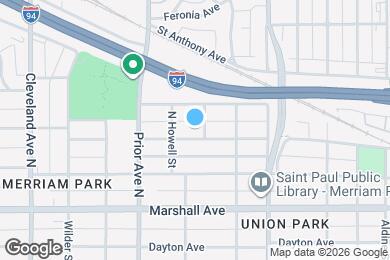 Map image of the property - 1889 Carroll Ave