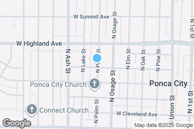 Map image of the property - 502 N Palm St