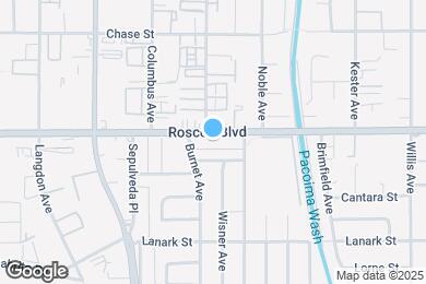 Map image of the property - 15158 Roscoe Blvd