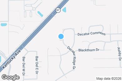 Map image of the property - 5622 Decatur Ridge Dr