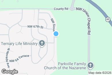 Map image of the property - 6623 NW Sioux Dr