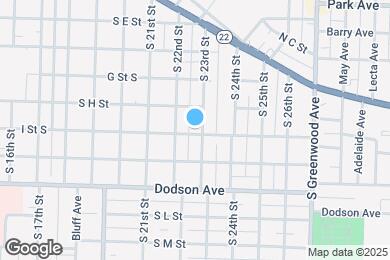 Map image of the property - 922 S 23rd St