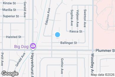 Map image of the property - 9541 Debra Ave