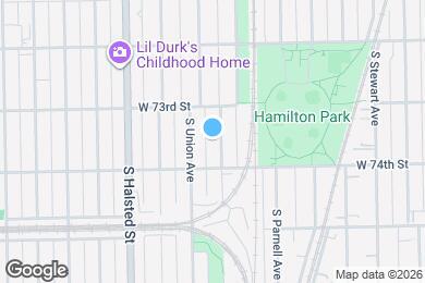 Map image of the property - 7332 S Lowe Ave
