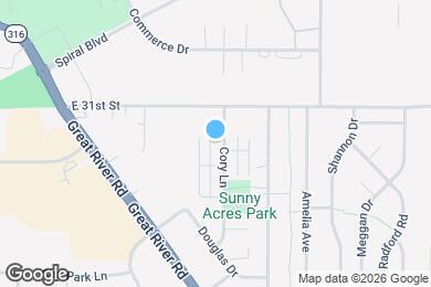 Map image of the property - 3166 Cory Ln
