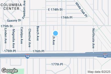 Map image of the property - 7537 Birch Ave