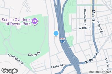 Map image of the property - 818 Crescent Ave