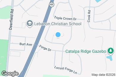 Map image of the property - 309 Ivy Forge