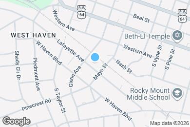 Map image of the property - 1206 Lafayette Ave