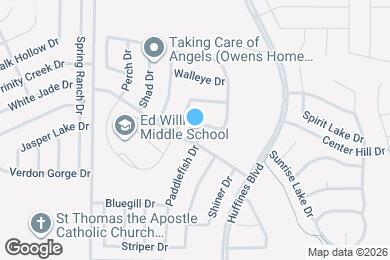 Map image of the property - 6109 Paddlefish Dr