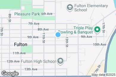 Map image of the property - 1206 9th Ave