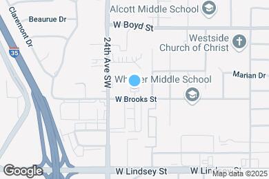 Map image of the property - 2201 W Brooks St