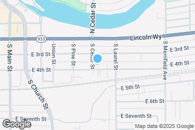 Map image of the property - 608 E 4th St