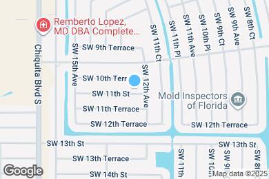 Map image of the property - 1209 SW 11th St