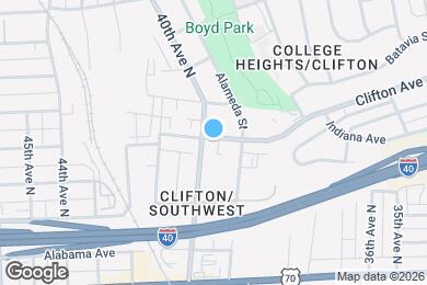 Map image of the property - 3963 Clifton Ave