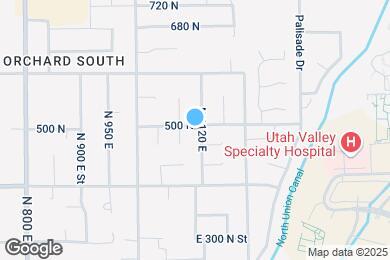 Map image of the property - 1108 E 500 N