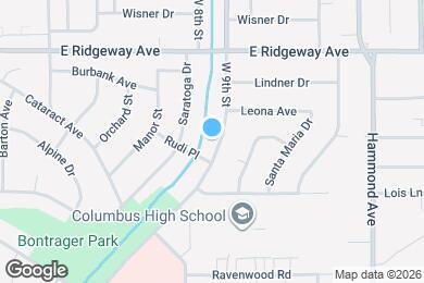 Map image of the property - 3032 W 9th St